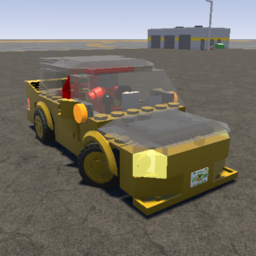 Toy Building Block Car (Electric Dragster)