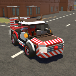 Toy Building Block Car (Christmas Edition)