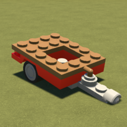 Toy Building Block Trailer (Unloaded US))
