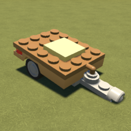 Toy Building Block Trailer (Strapped Load (US))