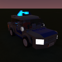 Toy Building Block Car (German Police Intercepter (Modernized) (M) )