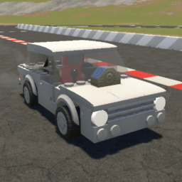 Toy Building Block Car (RWD Dragster)