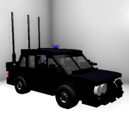 Toy Building Block Car (FBI Intercepter)