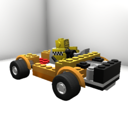 Toy Building Block Car (Insanity Speedkart)