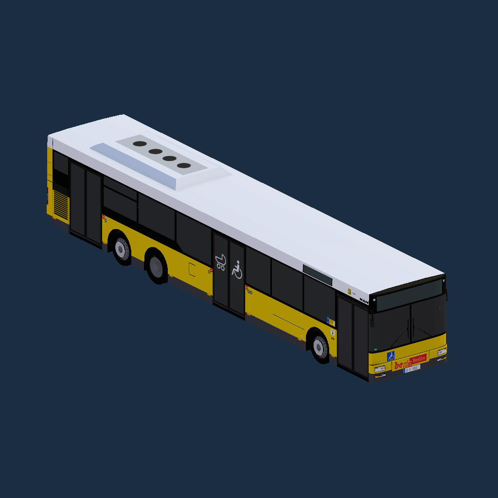 MAN NL313 15 - BVG (IST Türen - BeBerlin groß)
