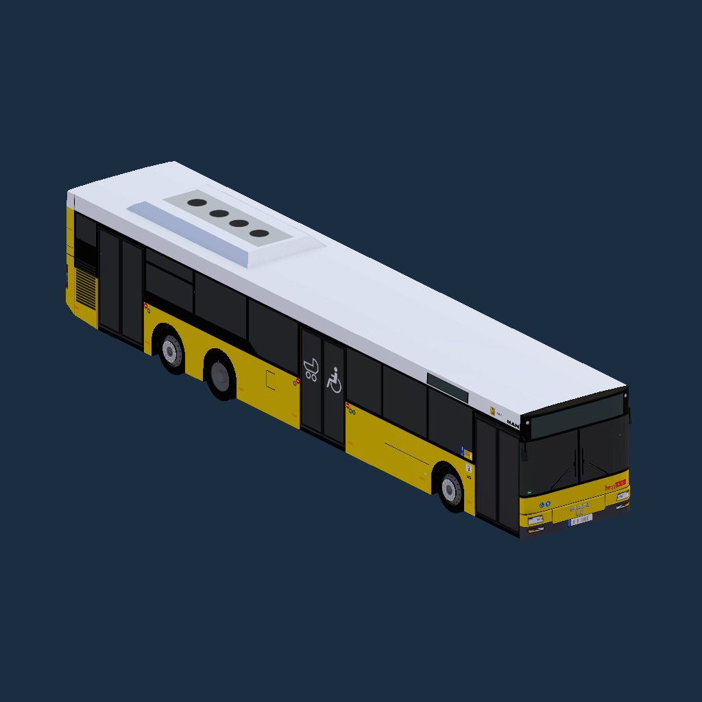 MAN NL313 15 - BVG (IST Türen - 2013er Lack)