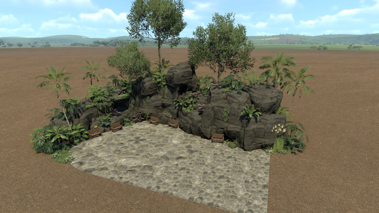 Jungle seating area