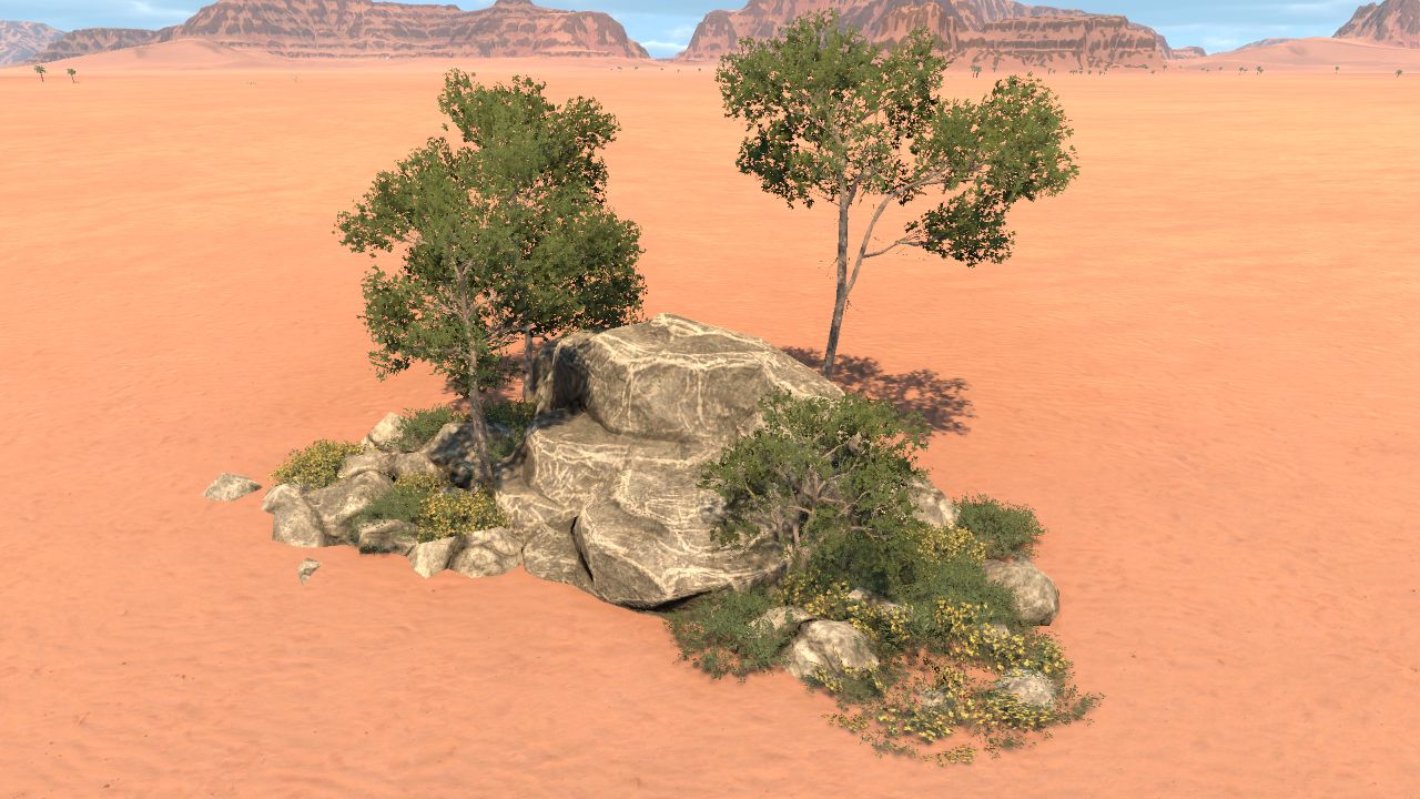 Scrubland cluster