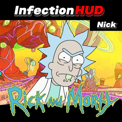Rick Sanchez (Rick And Morty) InfectionHUD Portrait - Nick