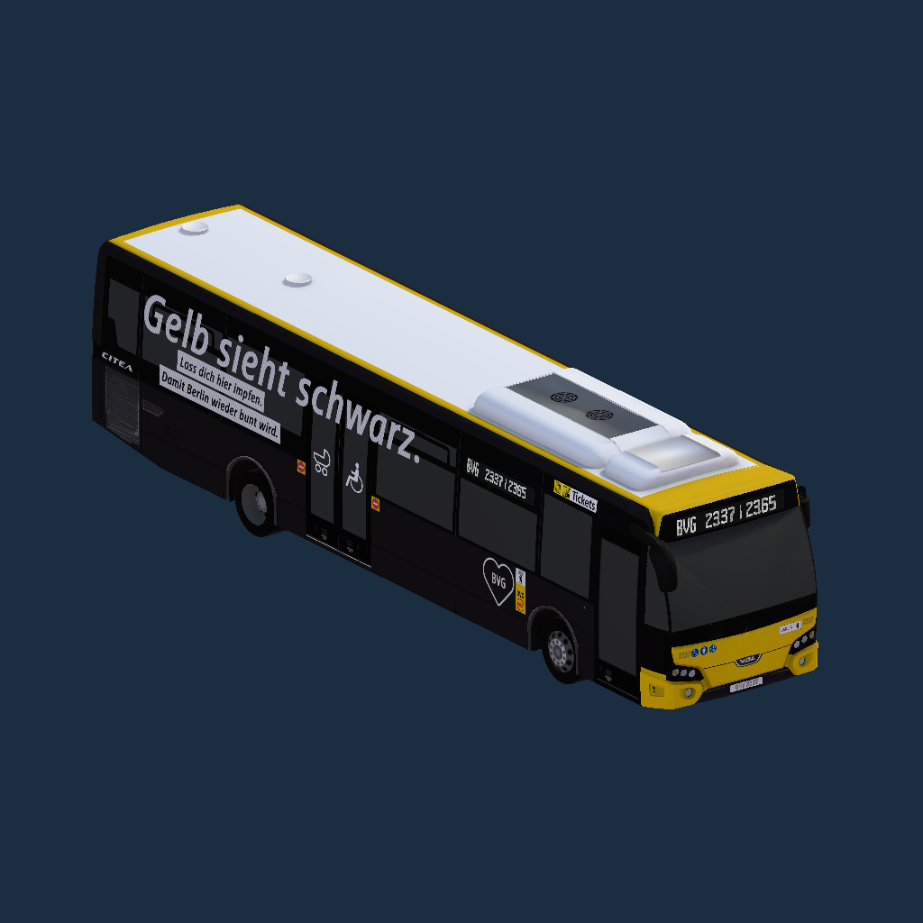 VDL Citea LLE - BVG (Gelbt sieht schwarz)
