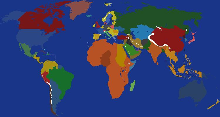 World Map (To Americans)