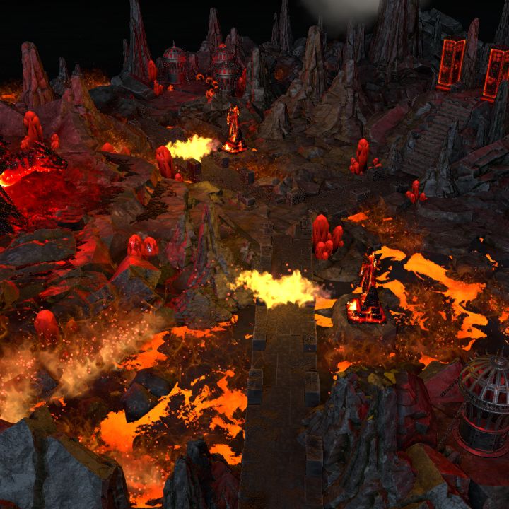 "The Dragon's Den" - Boss Map (50x45)