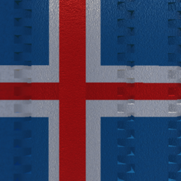 Flag of Iceland "íslenski fáninn"