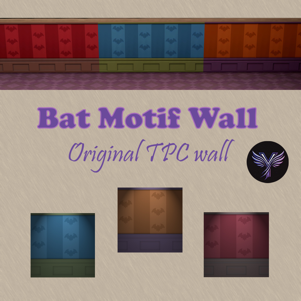 Bat Motif Wall