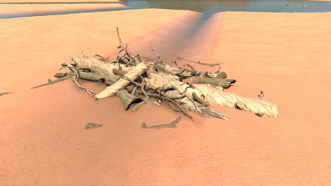 10m log dam