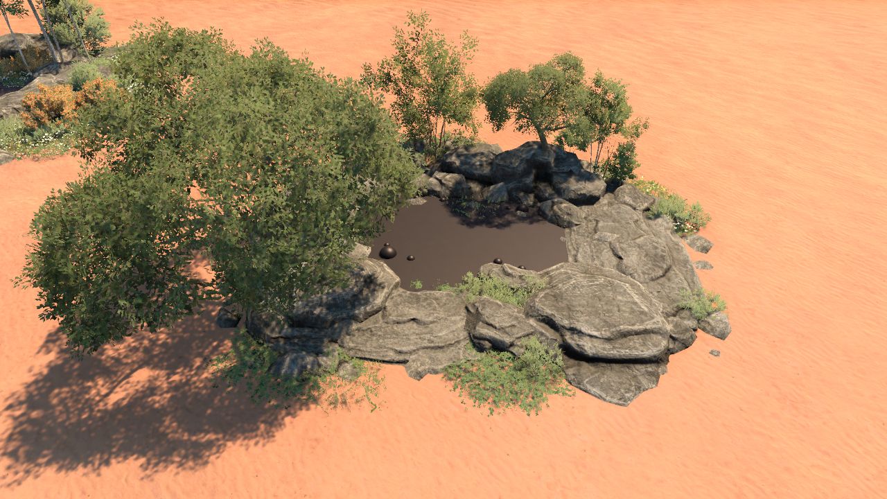 Temperate tar pit