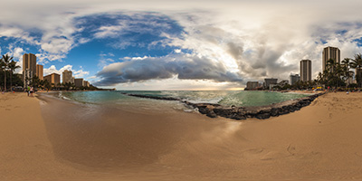 Waikiki Beach Late Afternoon