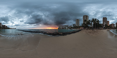 Waikiki Beach Sunset