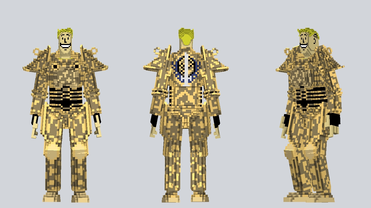 Power Armor Vault Boy - Desert Camo