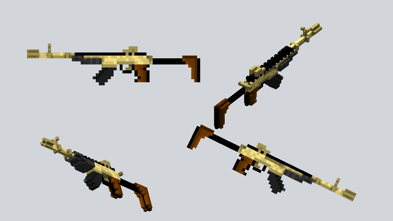 Sandstorm Rifle - Stock Variation