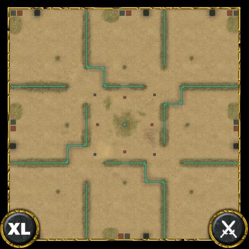 Simple flat XL 8 players v232 (for teams or all vs all)