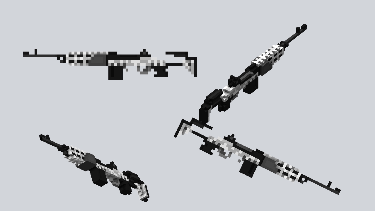 M14 EBR - Snow Camo