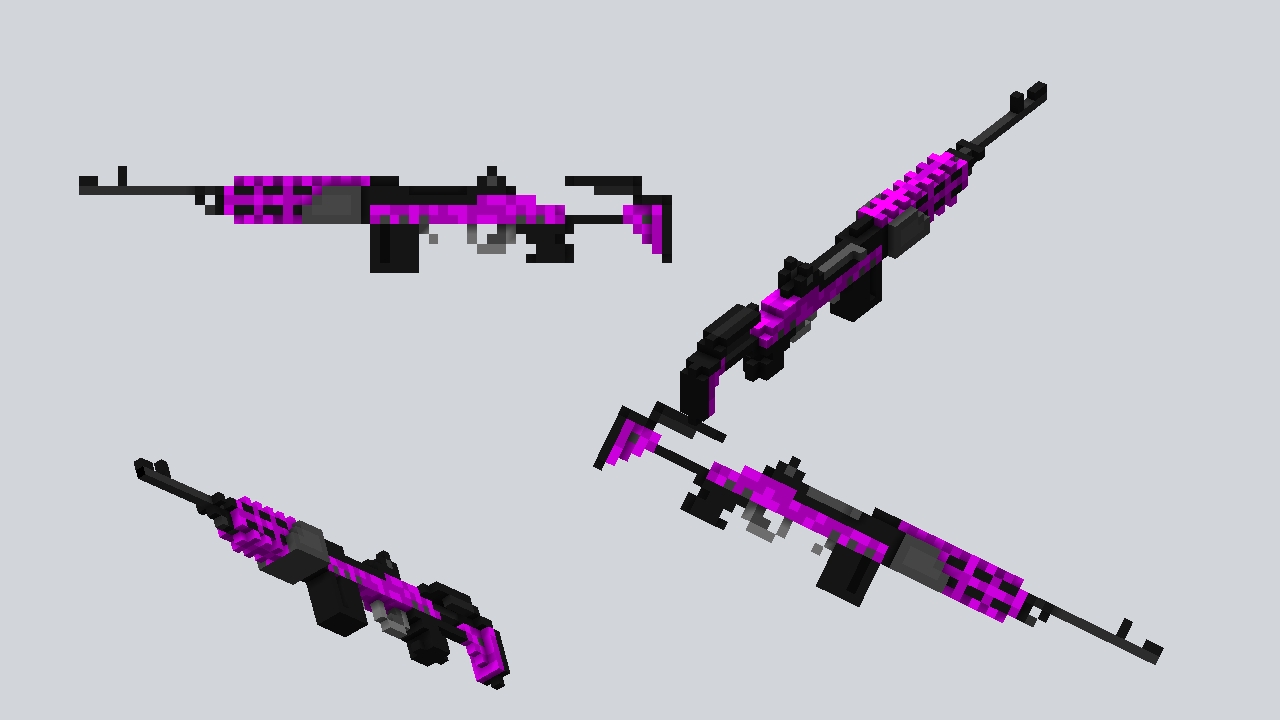 M14 EBR - Grape Camo