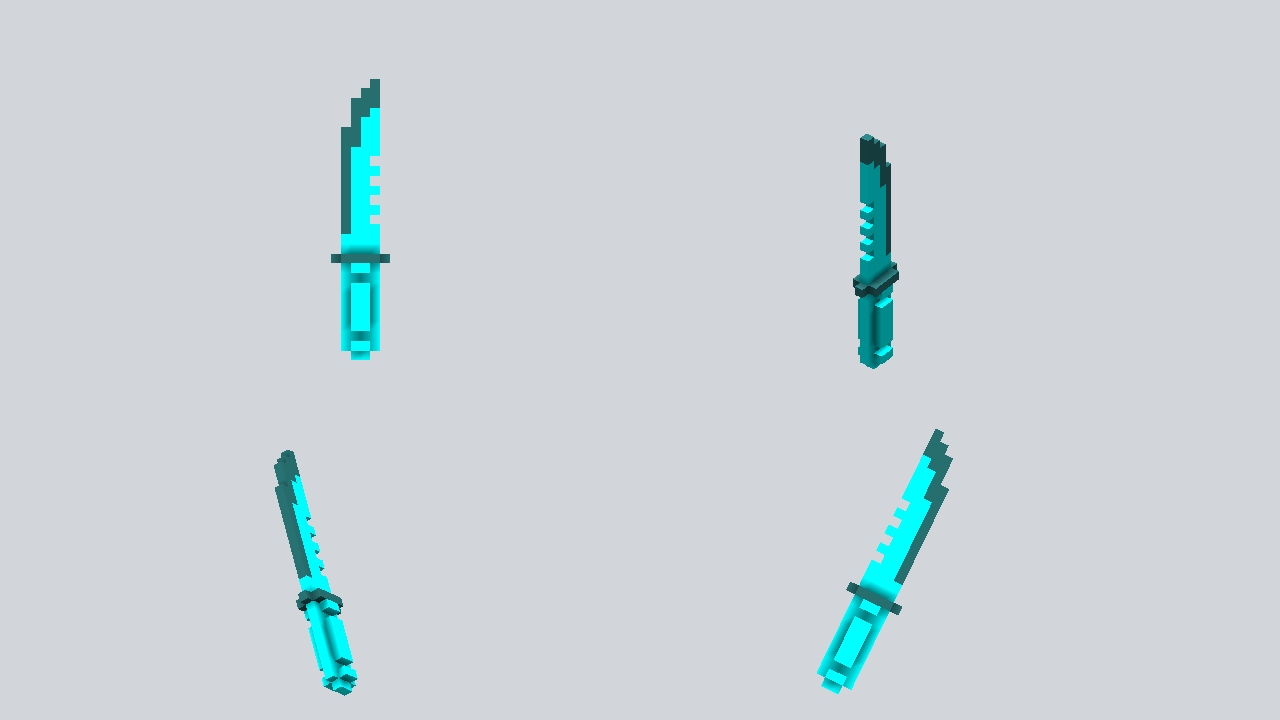 KNIFE - BLUE STEEL