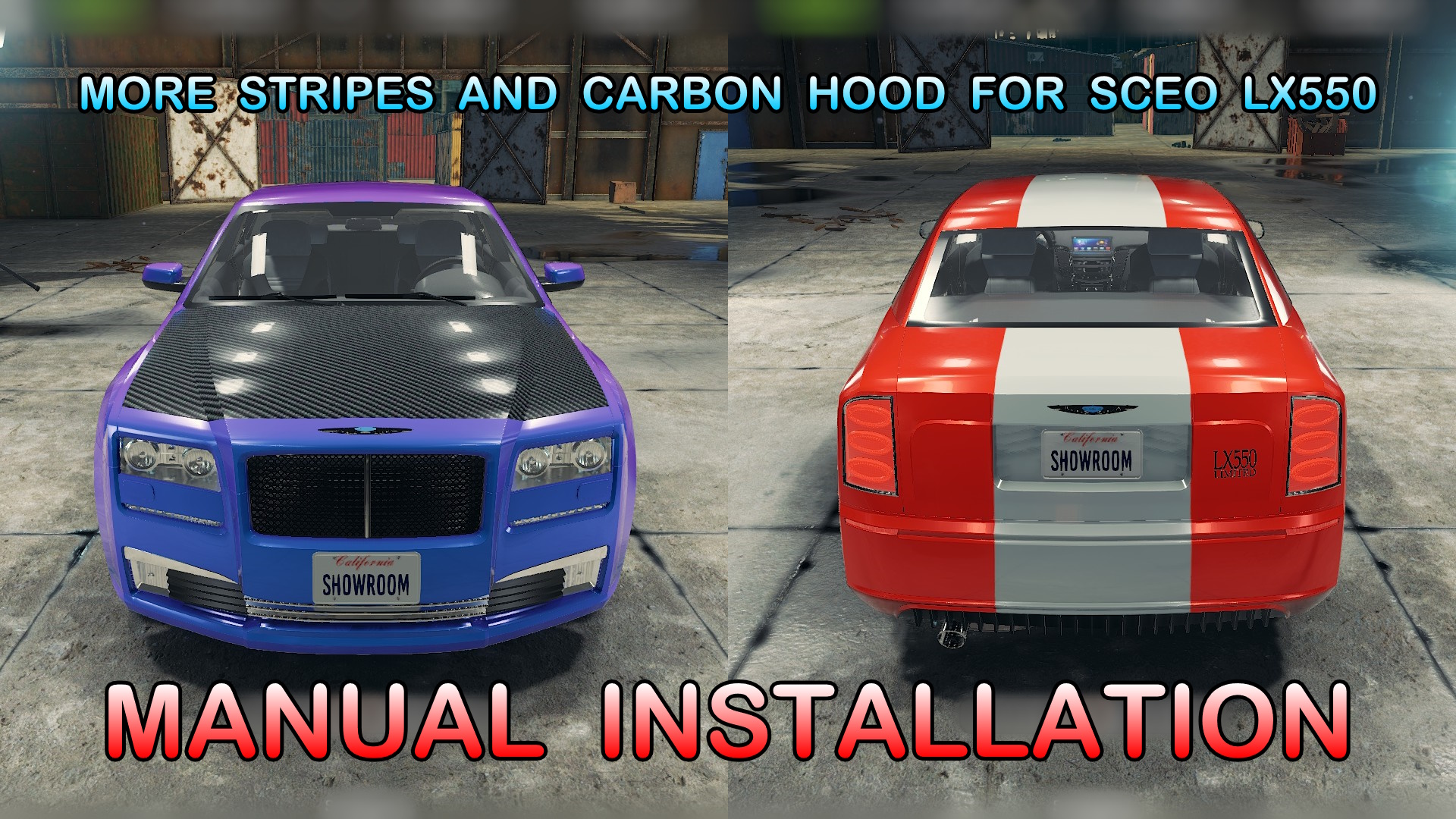 More Stripes And Carbon Hood For Sceo LX550