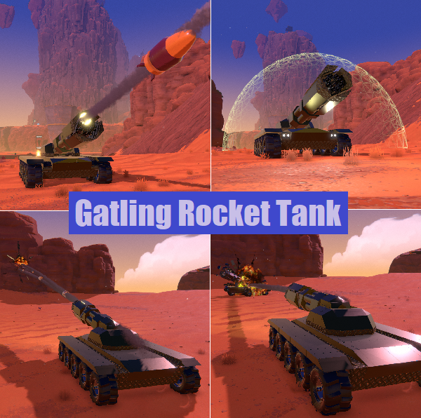 Gatling Rocket Tank