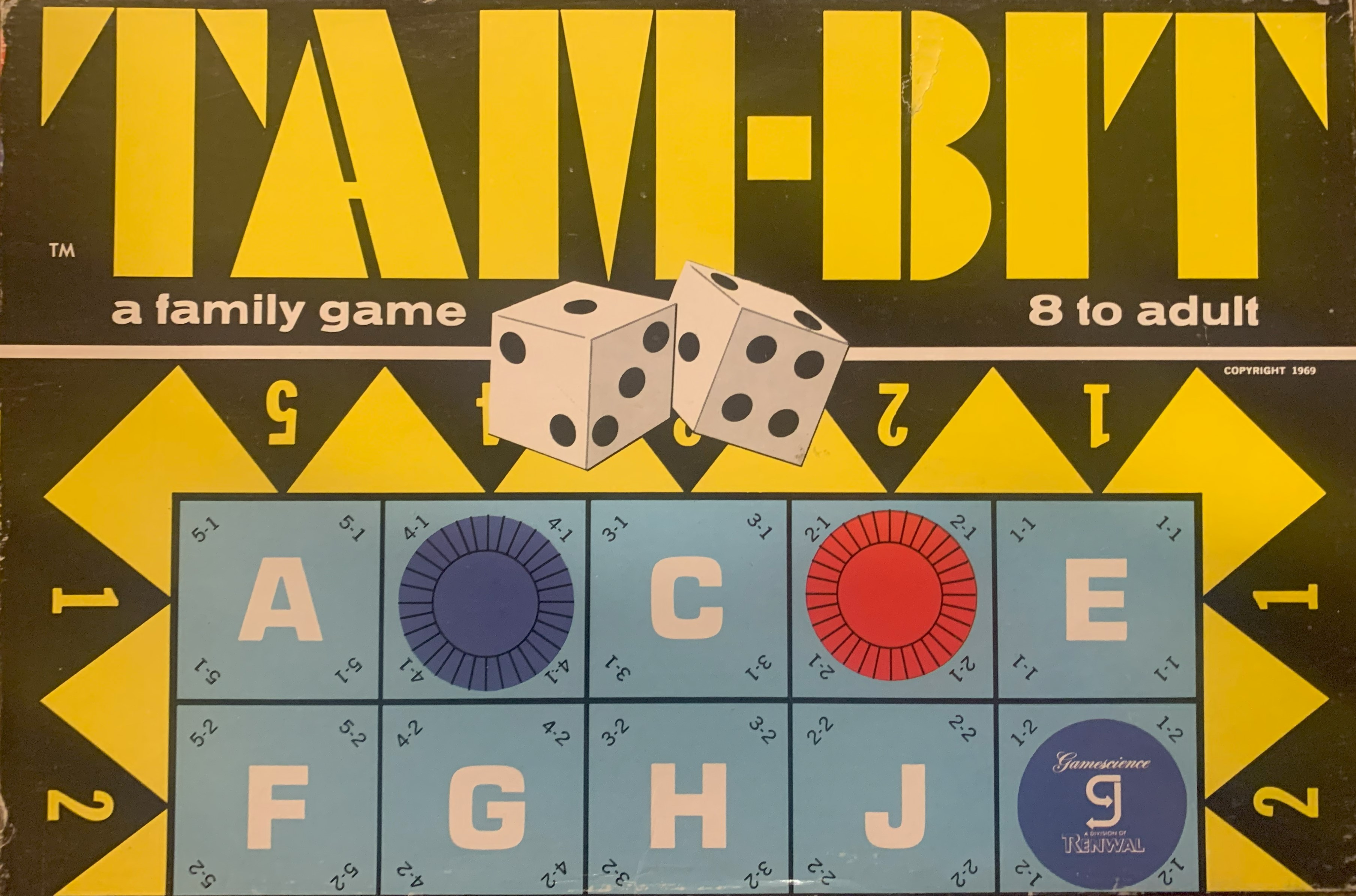 Tam-Bit (1969, Sid Sackson)