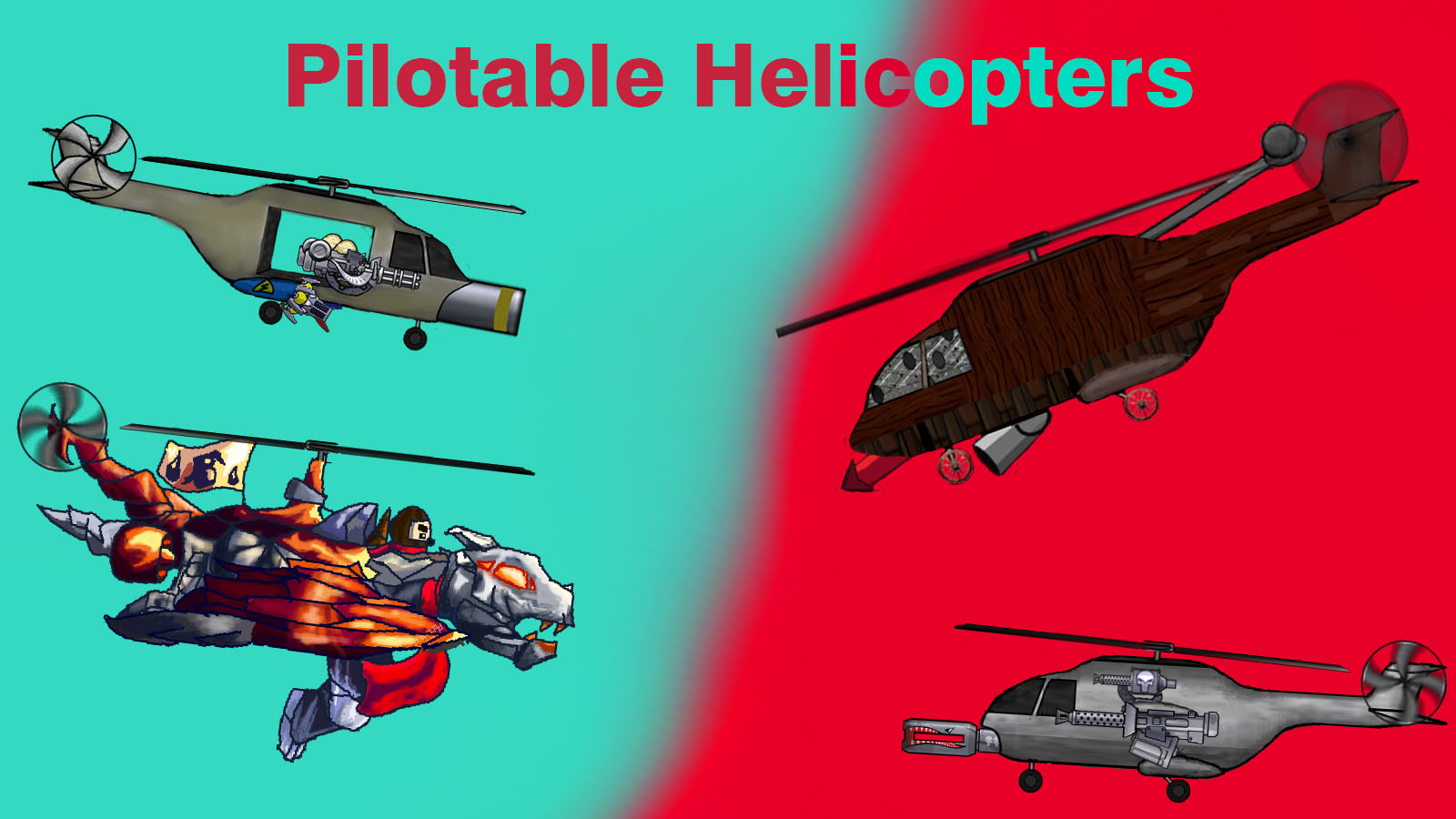 Pilotable Helicopters Chinese translation
