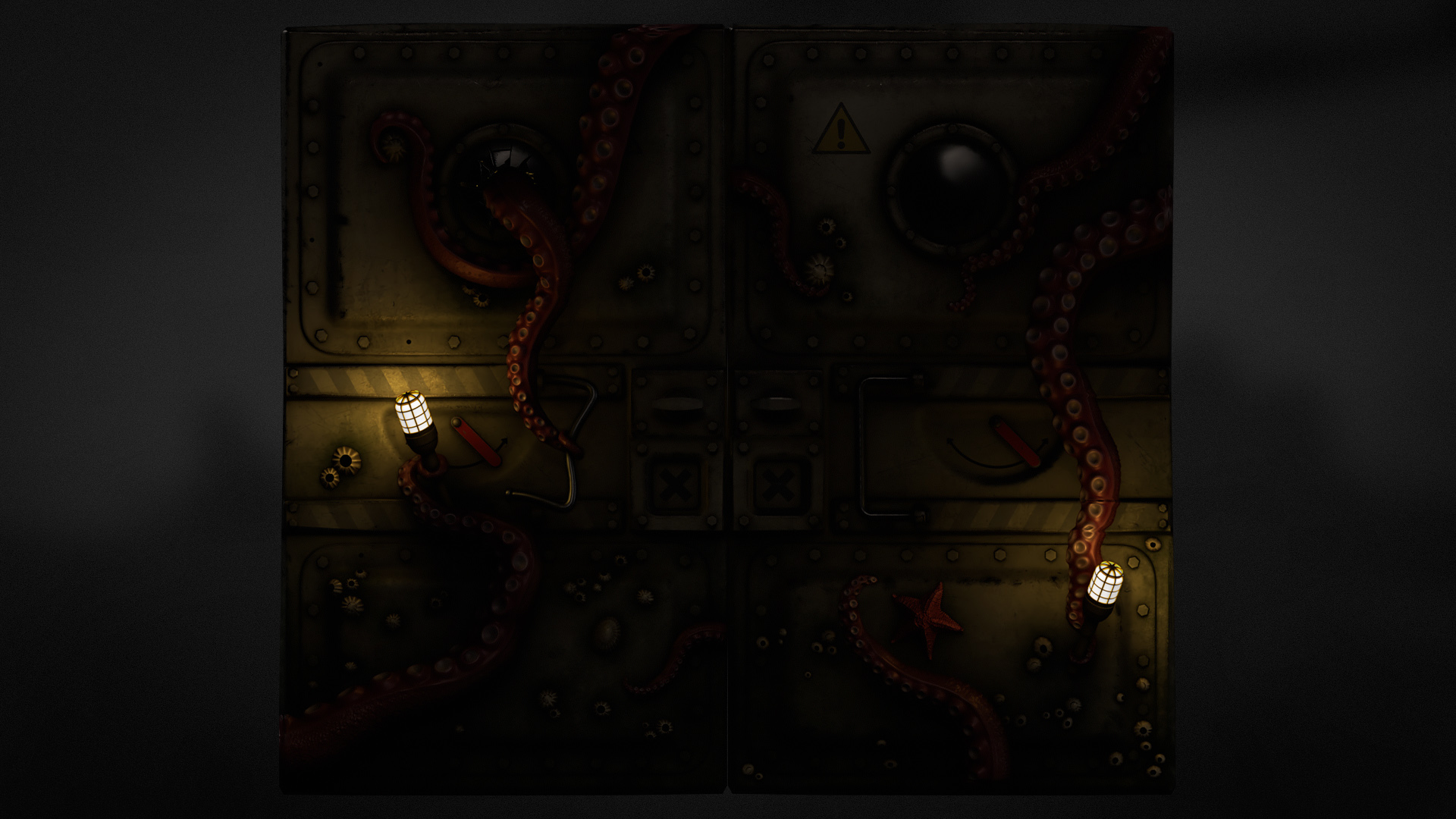 Sunken Double Door