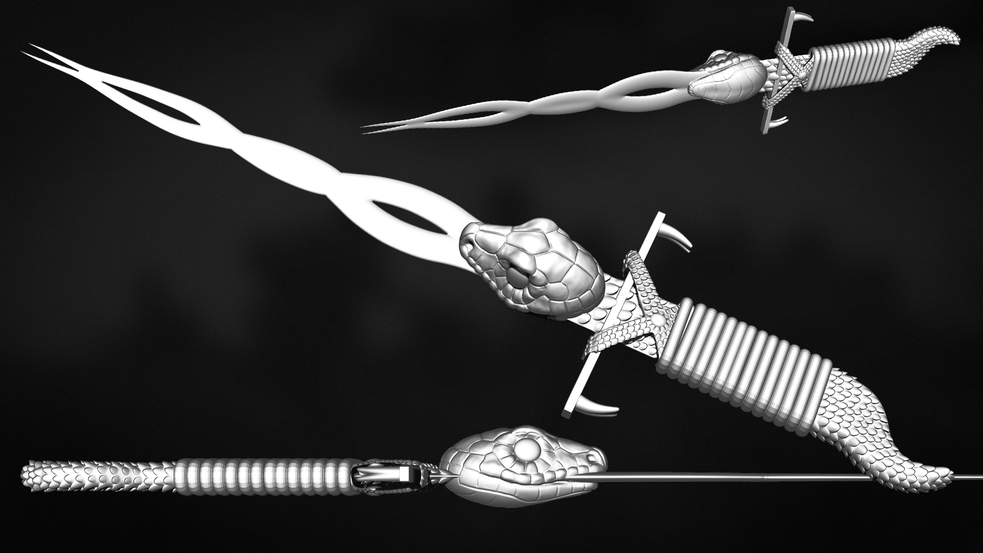 Lunar Snake Helix Rapier