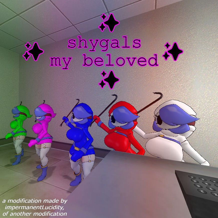 Shygal Playermodel with Colorable Clothes!