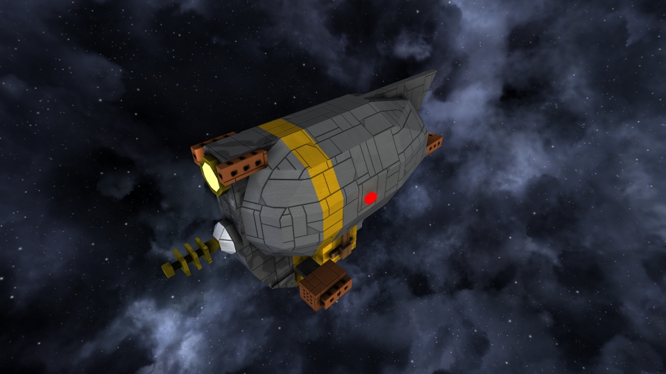 Diesel-punk Utility Blimp [Fighter Blueprint]