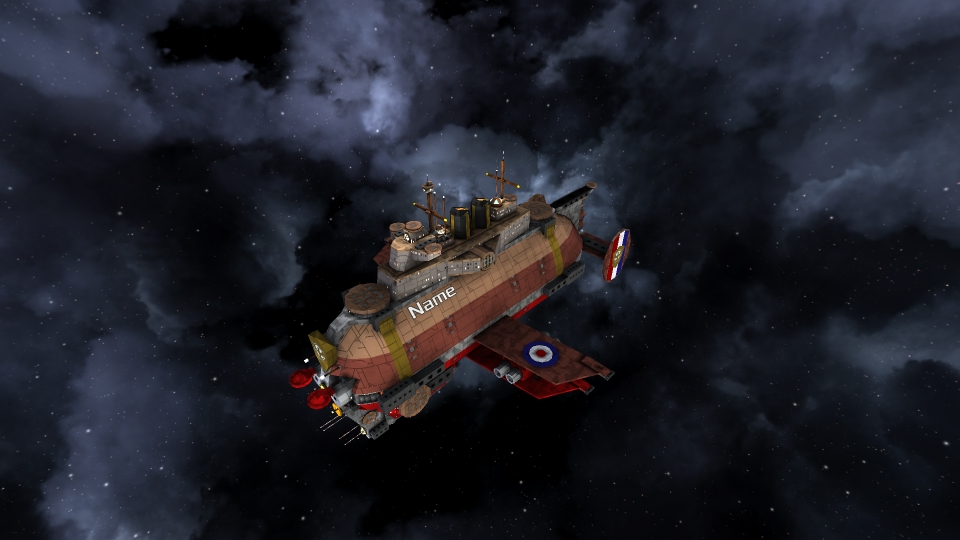 [9 Slot] Diesel-punk Fire Support Cruiser-Naonite