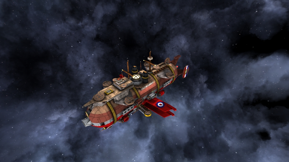 [6 Slot] Diesel-punk Merchantman Mining/Salvaging Vessel