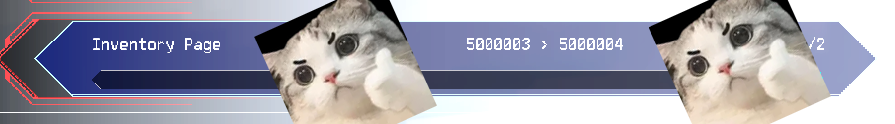 More inventory pages