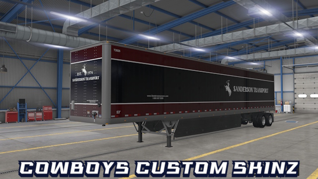 SCS box trailers Sanderson Paint.