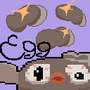 Balls and egg bird