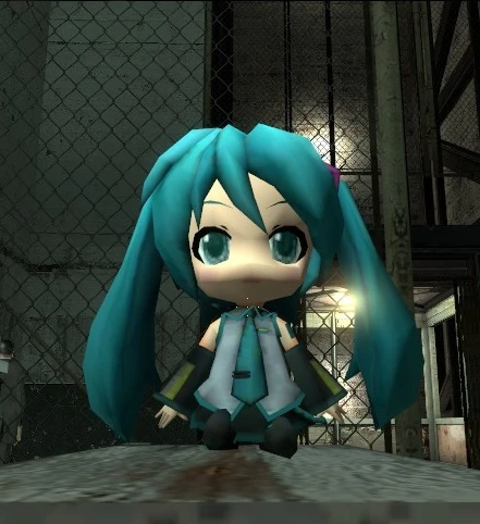 Hatsune Miku plush for cremator head jar