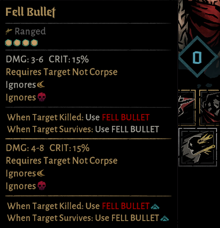 【Alternate Skill】Fell Bullet