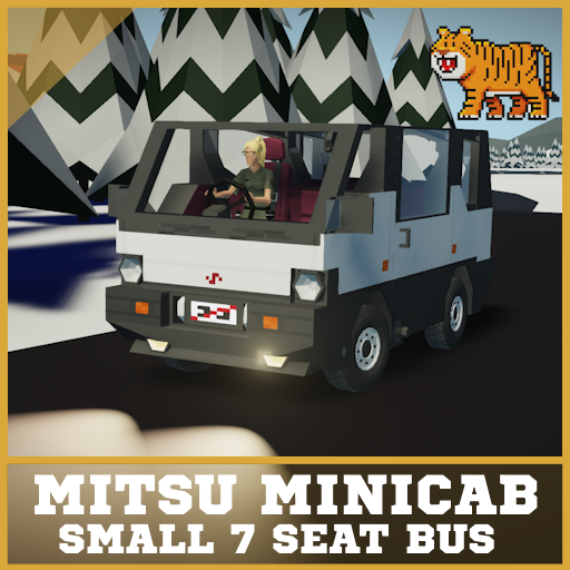 Mitsu Minicab (Small 7 seat bus)