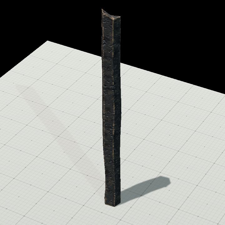 Basalt Runed Column