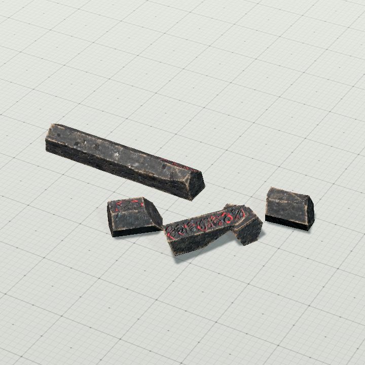 Basalt Pile Runed 1