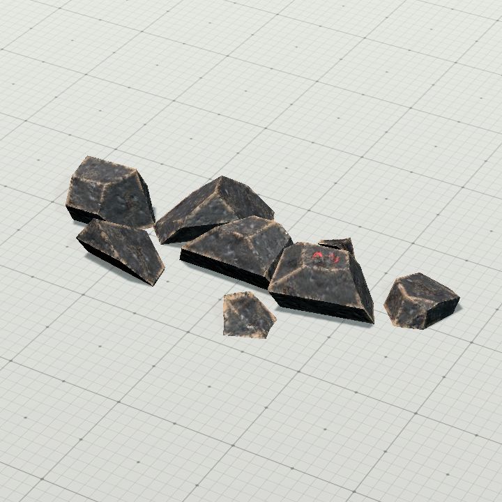 Basalt Pile Runed 2
