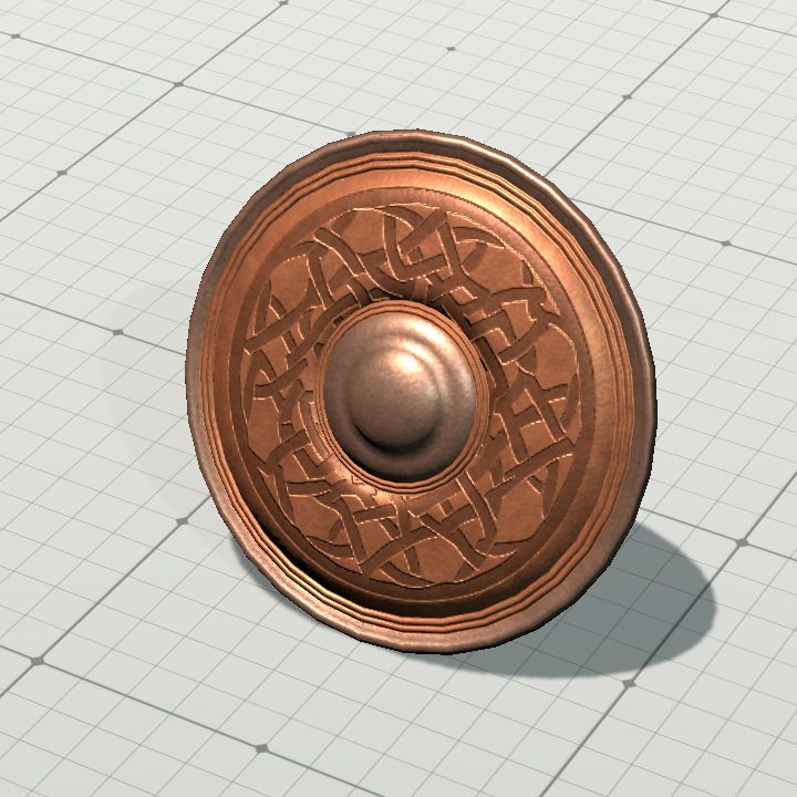 Bronze Shield 1 Leaning