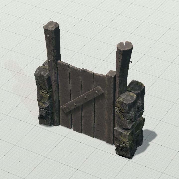 Rock Wall Gate