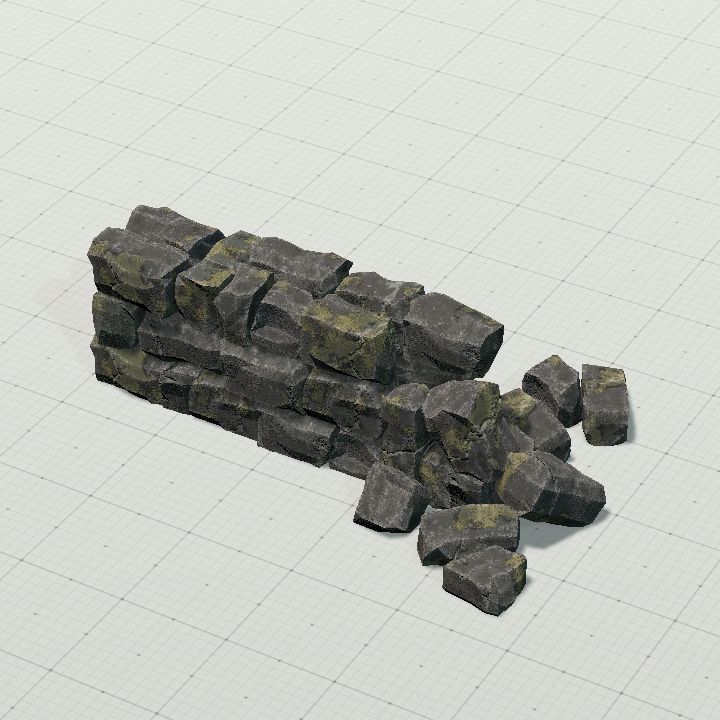 Broken Rock Wall #2